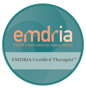 EMDRIA Certified Therapist badge.